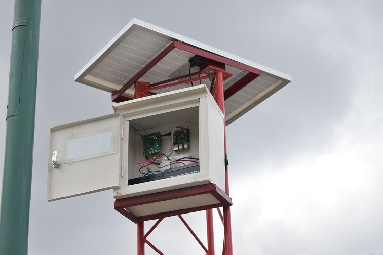 Air quality monitoring station